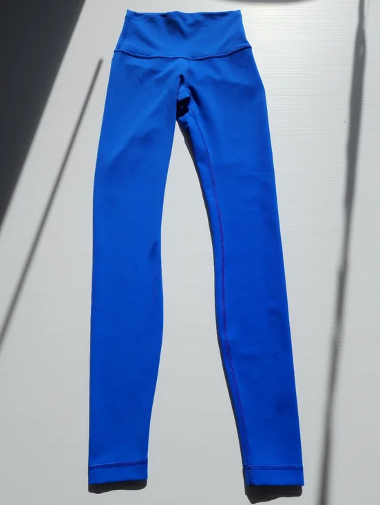 NWOT *FLAW -REPAIRED Lululemon Wunder Train High-Rise Tight 28in Inseam Sz 2 - Picture 1 of 13